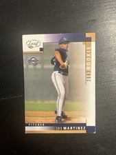 2003 Rookie Leaf Baseball Trading Card - Luis Martinez #299. rookie card picture