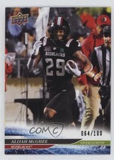2025 Upper Deck CFL Exclusives 64/100 Alijah McGhee #34 6kv