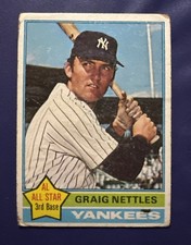1976 TOPPS #169 GRAIG NETTLES NEW YORK YANKEES  *FREE SHIPPING*