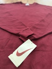Deadstock Vintage 80s Nike Sweatshirt Fleece Crewneck Raglan Made in USA XL NWT
