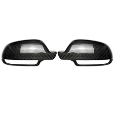 Carbon Fiber Clip-on Side Mirror Cover Caps For Audi A3 A4 B8.5 A5 S5 RS4 RS5