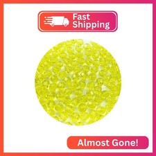 LIMAOLLY 800pcs 6mm Acrylic Round Faceted Beads Colorful Crystal Plastic Spacer