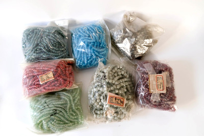 NEW Vintage Lot Bulk Glass Crafting Beads Various Colors Jewelry - 7.14 lbs (3)