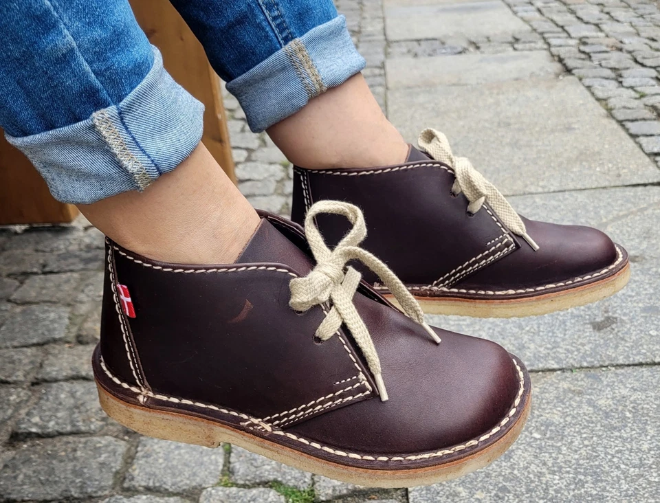 Duckfeet 326 Sjælland Schuhe Chocolate braun Leder Halbschuh Damen - Bild 2 von 4