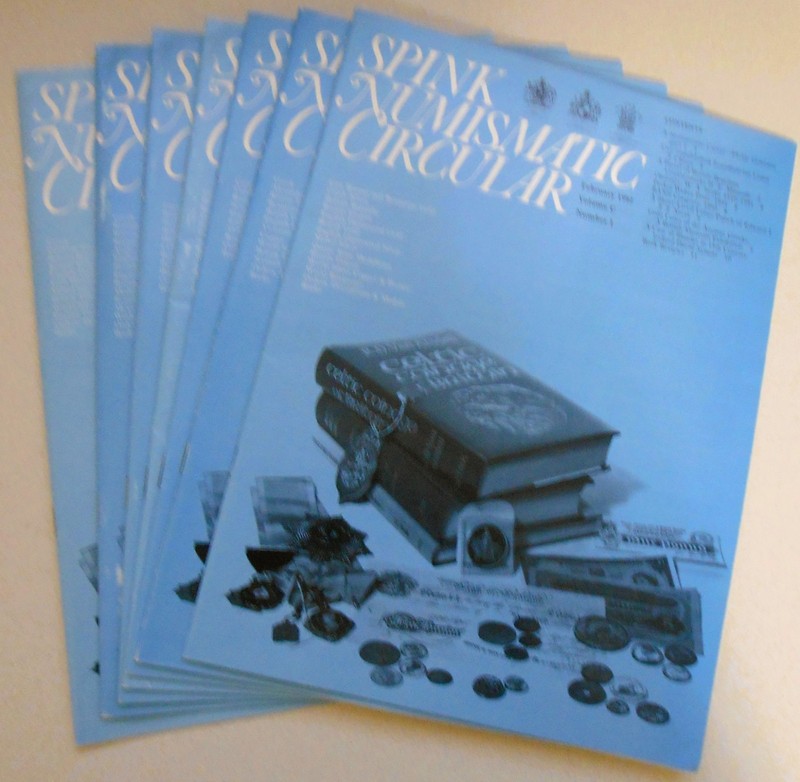 1992 - 7 issues of Spink Numismatic Circular.