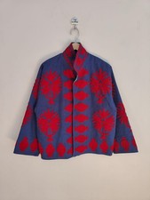 Handmade Suzani Embroidery Jacket, Winter Wear Jacket Coat , Women Coat Suzani