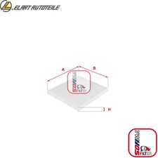 INTERIOR AIR FILTER S 3088 C FOR FIAT PANDA/Hatchback/Van 500 ABARTH 1.2L 4cyl