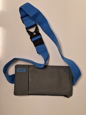 Chums Storm Jam Waterproof Waist Pack Phone Sleeve Grey  New Without Tags