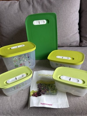 5er Set Tupper Klima Prima 4,4 L+800 ml+2x 375ml+1,8 L Kaum benutzt Top Zustand