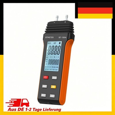 Digital Manometer 2000PSI 6PSI 0.3% Genauigkeit Differenzial Barometer