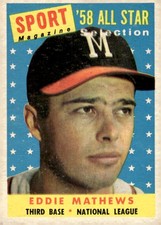 1958 Topps #480 Eddie Mathews
