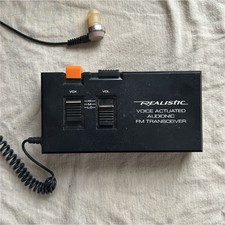 Realistic TRC-504 Voice Actuated FM Transceiver Portable Black Audionic