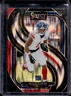 2024 Panini Select Malik Nabers Premier RC Black and Red Prizm Shock #116 Giants