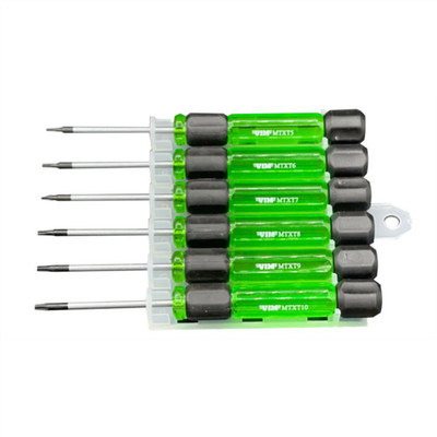 VIM Tools 6 Piece Miniature TORX Screwdriver Set MTX100