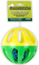Ware Pet Products Peck-N Play Chicken Ball Toy 4.5-Inch