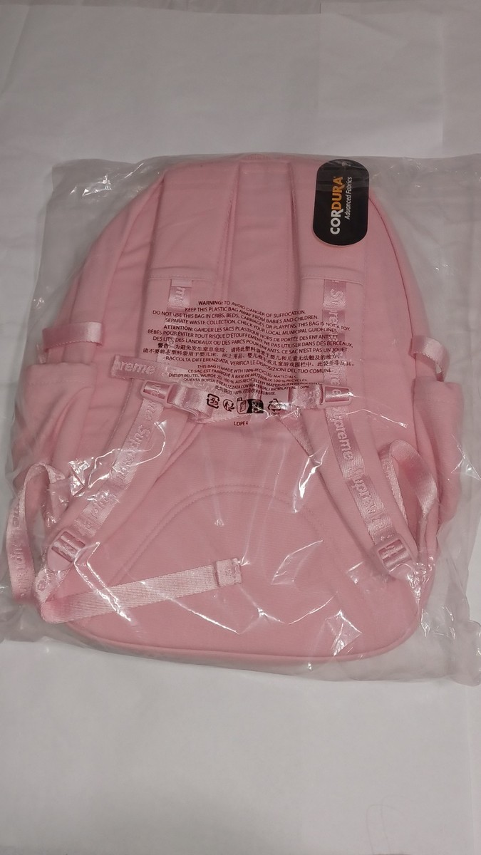 Supreme Backpack (Light Pink) (SS25) | eBay