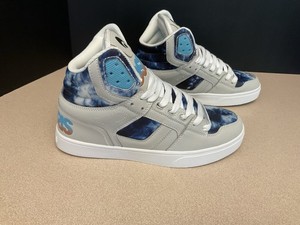Mens OSIRIS Clone Grey Blue Tie Dye Hi-Top Skate Sneakers 9 Skate Core Streetwea Mens OSIRIS Clone Grey Blue Tie Dye Hi-Top | Mercari main image 4