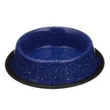 Neater Pet Brands - Outdoor Camping Style Bowl - Enamel Ware 16 oz, Blue