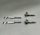 Cobra Overlord Dictator Deck Gun & Missile Sets Vintage 1990 Hasbro GI Joe