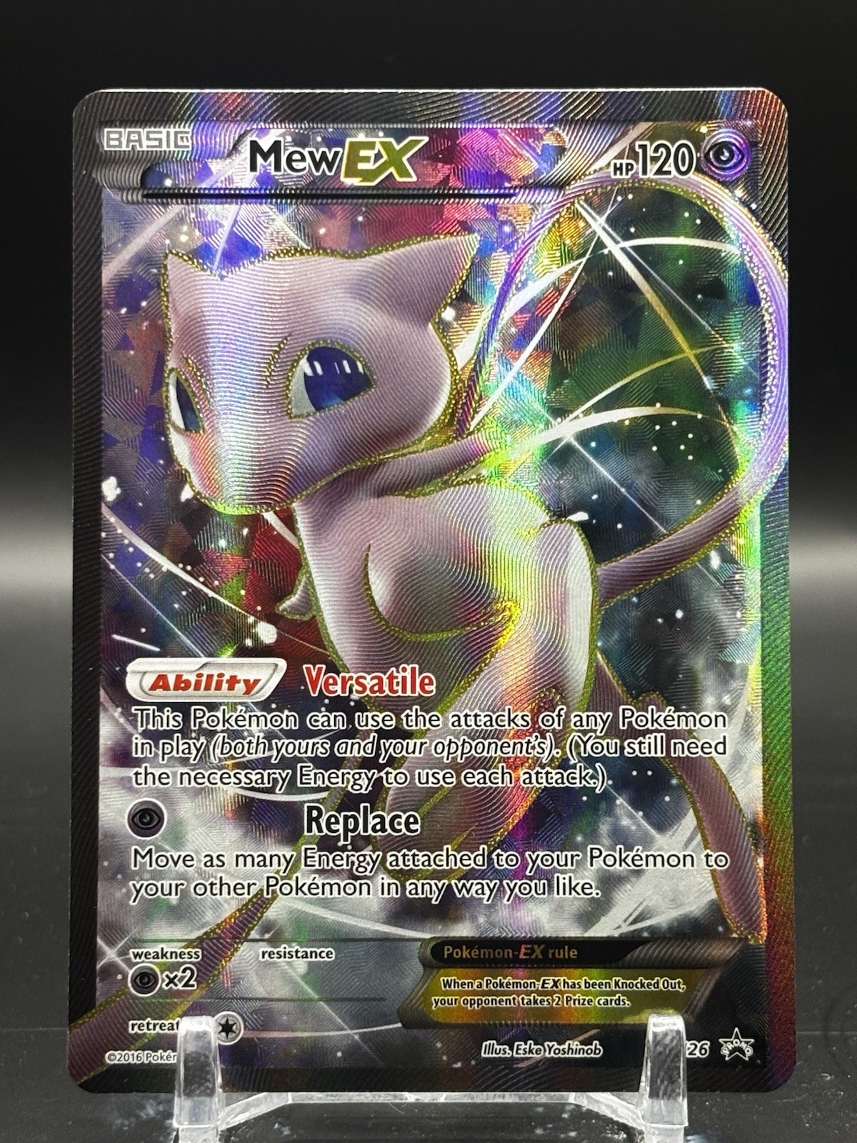 Pokemon TCG Mew EX 120/124 Fates Collide Full Art Ultra Rare Holo