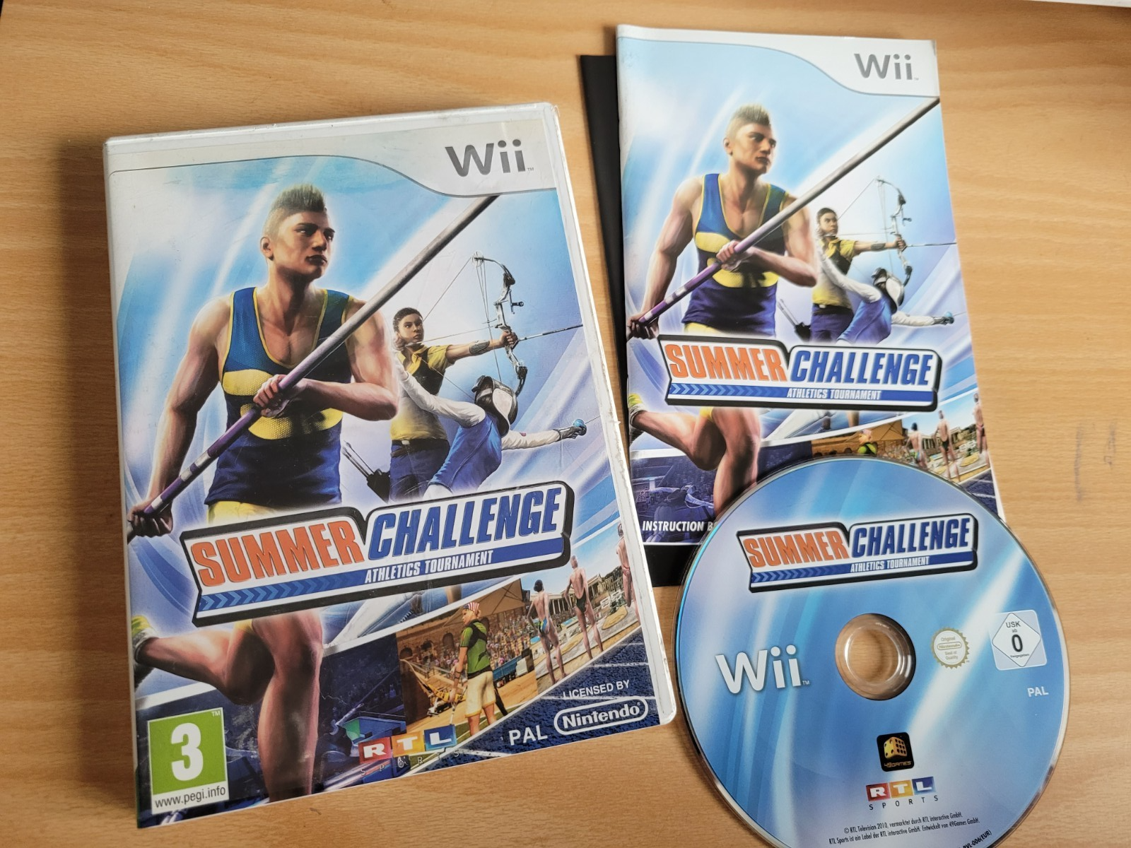 Summer Challenge Athletics Tournament Nintendo Wii Game