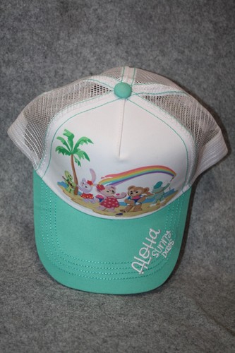 NWT AULANI DISNEY Resort & Spa Hawaii Youth Hat White Mesh Aloha Sunny Days - Picture 5 of 8