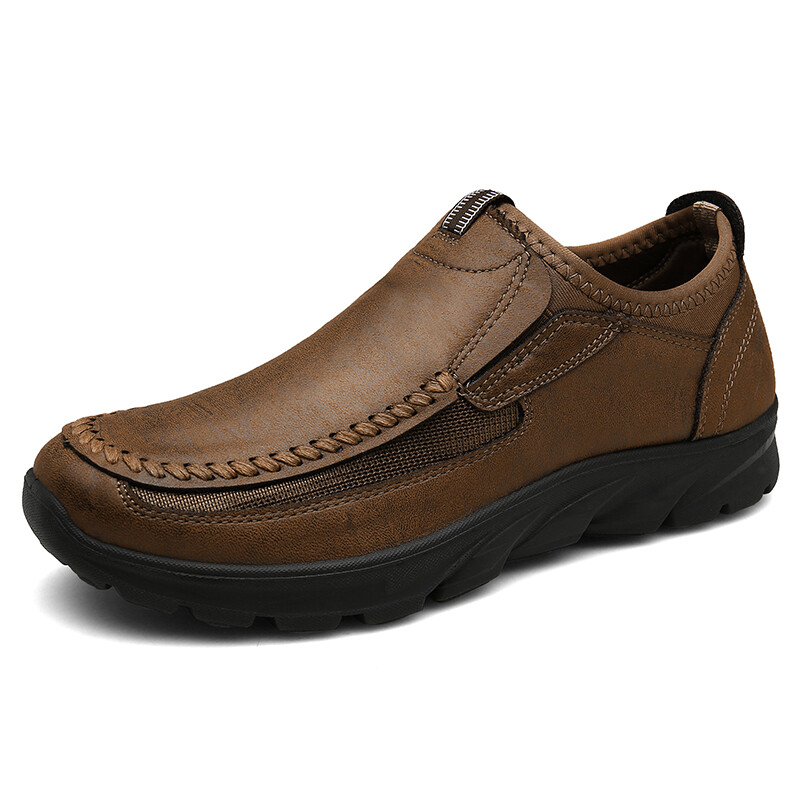 Herren Lederschuhe Schuhe Mokassins Slipper Blau Braun Schwarz Gr.41 42 43 44 46