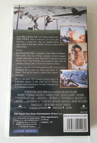Pearl Harbor - VHS - VF - Ben Affleck - Imagen 4 de 4