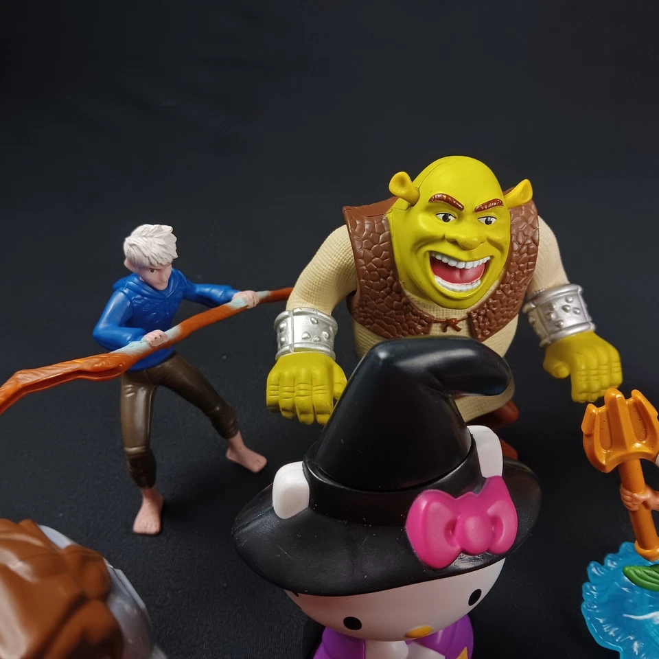 Pequeño lote de juguetes de plástico vintage McDonalds Happy Meal Looney Tunes Transformers Foto 3 de 4