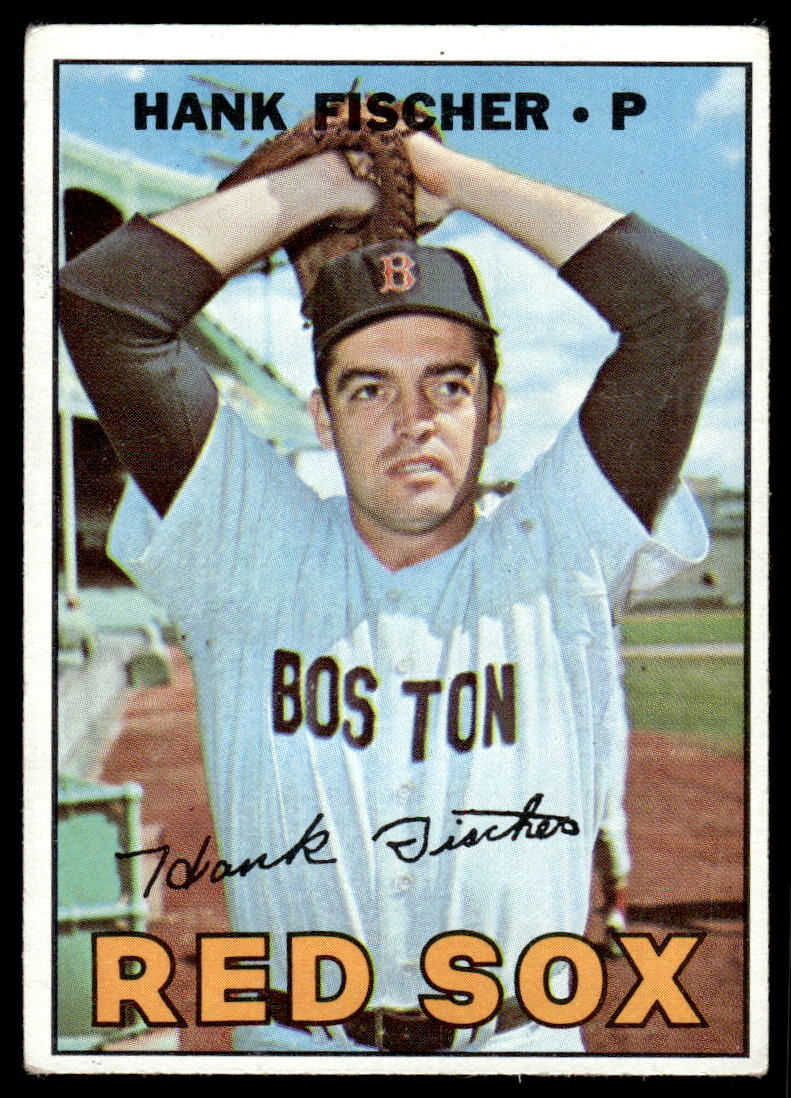1967 Topps Hank Fischer 342 Boston Red Sox Baseball Card eBay