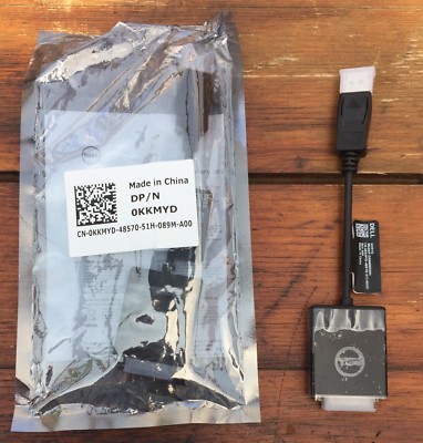 Dell DisplayPort to DVI Single Link Adapter DP/N: 0KKMYD