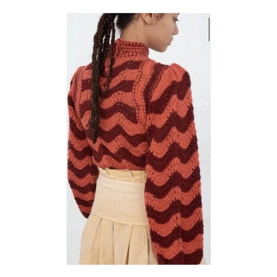 Ulla Johnson Esperanza pullover - blue white color. Other pics 4 reference   - Image 3 of 4