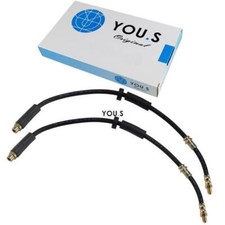 2  x YOU.S Bremsschläuche Vorderachse Links & Rechts für BMW 1er (F21) - NEU