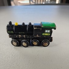 Vintage ER-LR Wooden Train Engine Compatible Thomas Wood Railway Track