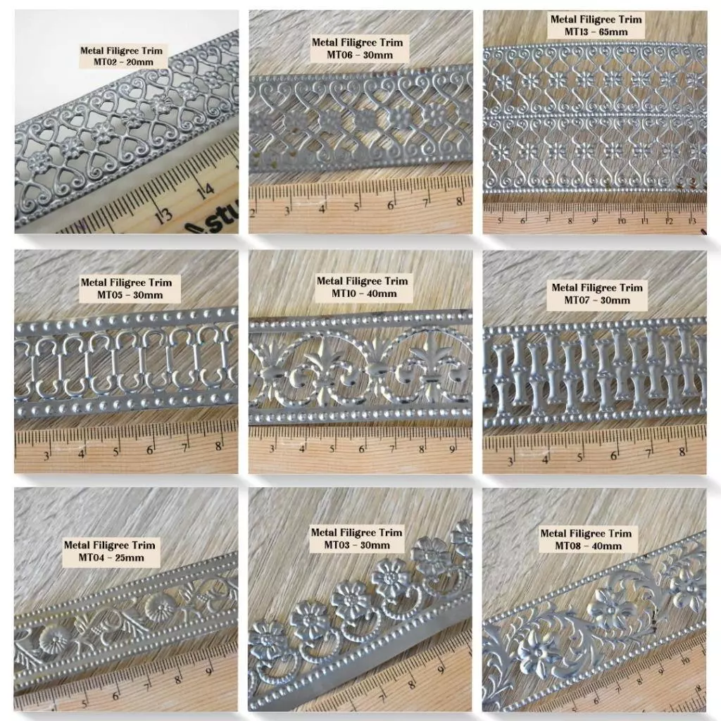Metallic lace ribbon deals