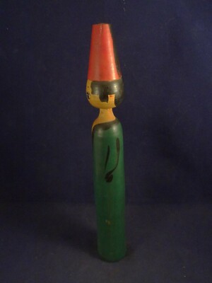 Ancien jeu de quille en bois peint modèle pour enfant - Collection