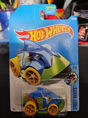 Hot Wheels 2017 Street Beasts – Piranha Terror (278/365) In Hellblau