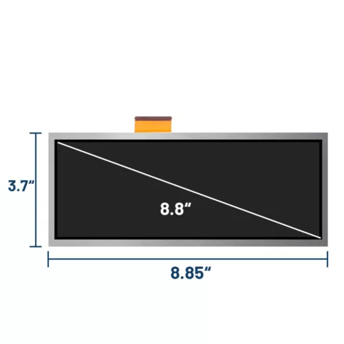 Pantalla LCD de 8,8"" para monitor BMW F25 X3 X5 X6 E70 CID CIC AA088AC01 AA088AB01 - Imagen 2 de 5