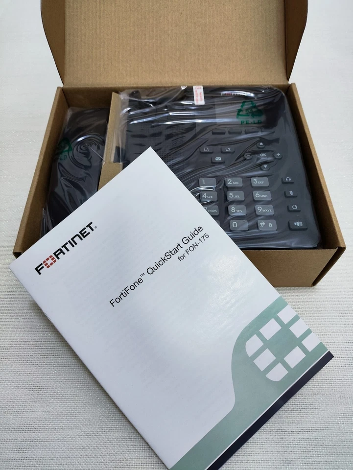 New IP Phone Fortinet FortiFone FON - 175, PoE, VoIP, SIP, Color Screen - Image 2 of 4