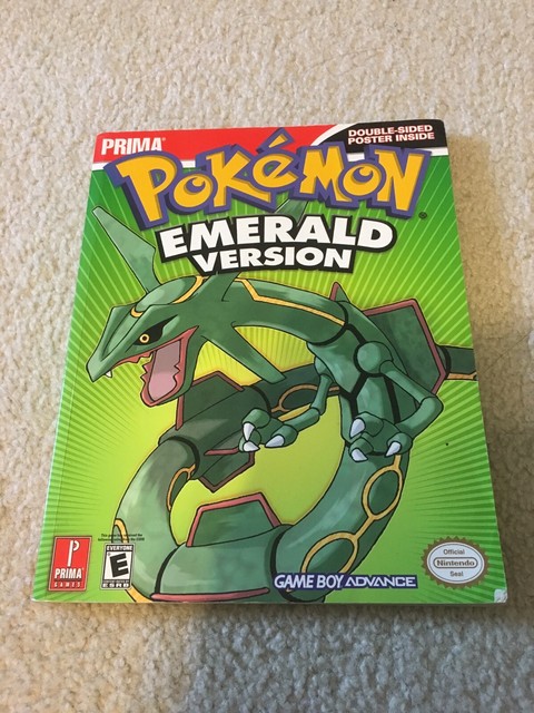 Gameboy Advance Pokemon Emerald Version Game Guide | eBay