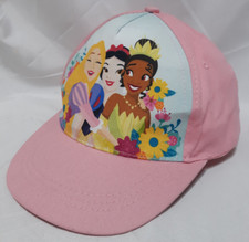 Disney Princess Youth Girl Kids Pink Baseball Cap Hat Cinderella Snow White