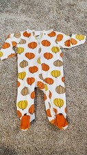 just one you by carters Pumpkin Baby Pajamas 6M
