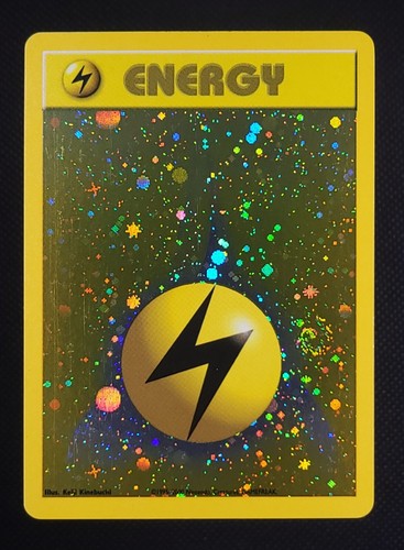 Lightning Energy WotC League Promo Holo Swirl 🌀 Pokemon Card LP/NM+FREE Mew #8 - Picture 2 of 13