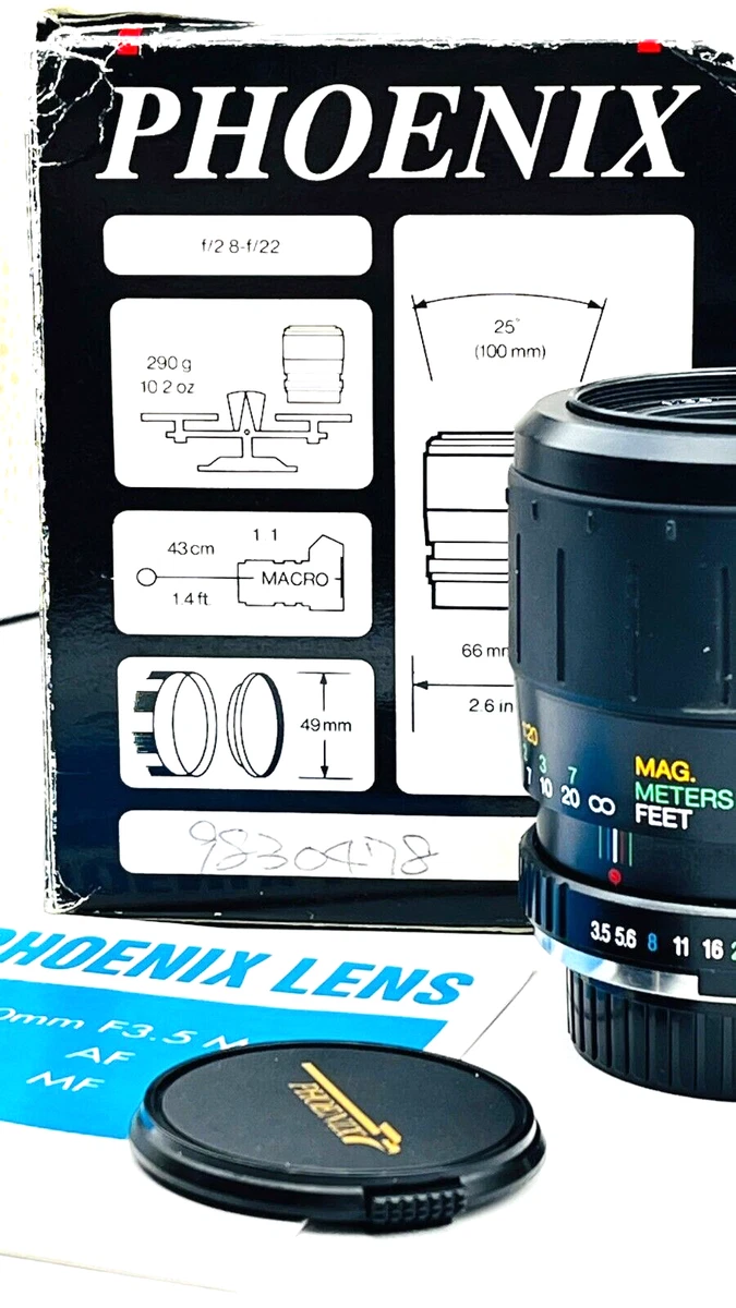 Minolta MD Macro/Close Up Camera Lenses 100mm Focal for sale | eBay