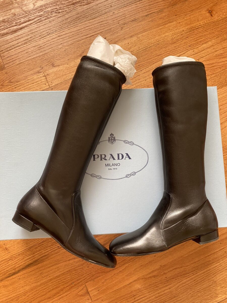 prada tall stretch leather boots | eBay prada tall stretch leather boots | eBay
