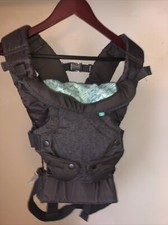 EUC Infantino Flip Advanced 4-in-1 Carrier Ergonomic convertible babies 8-32 lbs