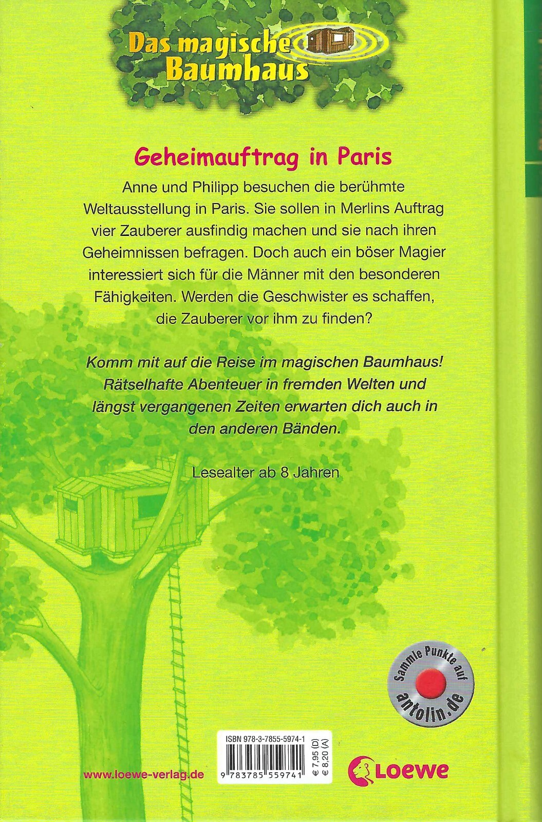 Thumbnail - Das Magische Baumhaus | Geheimauftrag In Paris | Loewe Verlag