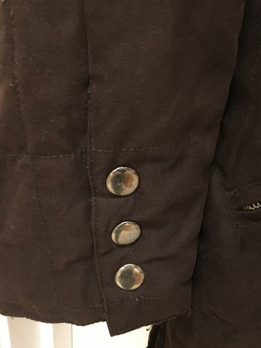 Liz Claiborne Fur Trimmed Brown Winter Coat Jacket Size Large~Zippered Pockets - 第 5/9 張圖片