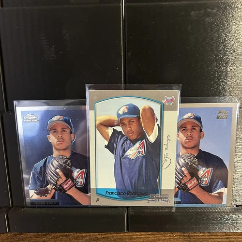 2000 Topps, Chrome, Bowman Francisco Rodriguez Rookie HS