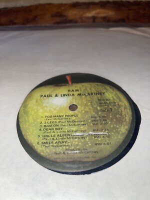 Paul And Linda McCartney - RAM - Vinyl - SMAS-3375 | eBay